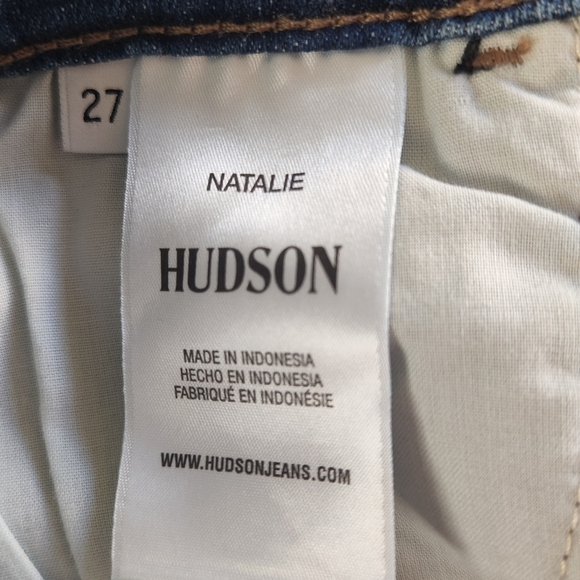 New Hudson Jeans Natalie Katya Mid-Rise Slim Boyfriend Crop Jean | Sz 27 - Picture 9 of 10